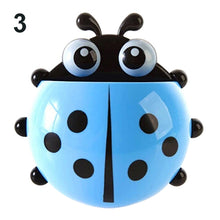 Load image into Gallery viewer, Ladybug Toothbrush Holder Suction Ladybird Toothpaste Wall Sucker Bathroom Sets Household Merchandises Set