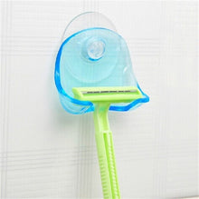 Load image into Gallery viewer, Shaver Toothbrush Holder Washroom Wall Sucker Suction Cup Hook Razor Bathroom Apply to smooth surface washroom shaver holder