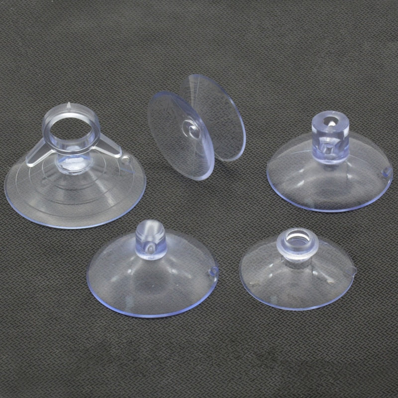 50-20mm Clear Sucker Suction Cups Mushroom Head Strong Vacuum Suckers –  Tuna Agatha